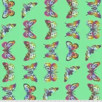 Lagoon Butterfly Hugs – Daydreamer Tula Pink Designerstoffe – Tropische FreeSpirit Patchworkstoffe Sichere Zahlung