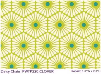 Aktuell Clover Daisy Chain Blümchenstoff – Besties Tula Pink Designerstoff – FreeSpirit Patchworkstoffe