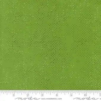Fresh Grass Spotted Pünktchenstoff – Zen Chic by Brigitte Heitland – Moda Fabrics Patchworkstoffe Olive You Knallerangebot