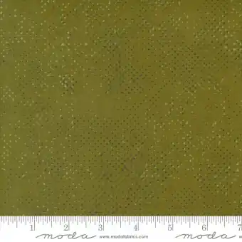 Meistverkauft Olive Spotted Pünktchenstoff – Zen Chic by Brigitte Heitland – Moda Fabrics Patchworkstoffe Olive You