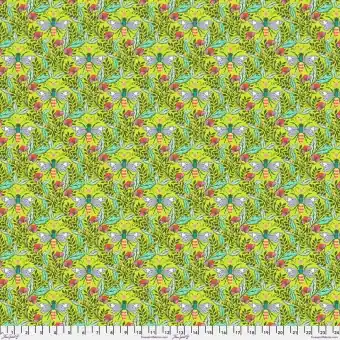 Original Enchanted Shake Your Honey Maker Bienchen – Tula Pink’s 50th Collection Designerstoffe – FreeSpirit Patchworkstoffe – Full Moon Forest II