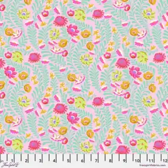 Lunar Flowerfield – Untamed Tula Pink Designerstoff – FreeSpirit Patchworkstoffe Heißes Angebot