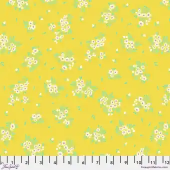 Rabatt Buttercup What a Ditz Blümchenstoff – Tula Pink’s 50th Collection Designerstoffe – FreeSpirit Patchworkstoffe – Full Moon Forest II