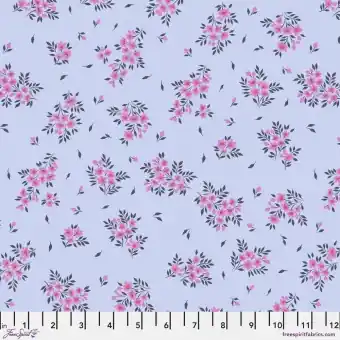 Garantierte Lieferung Frost What a Ditz Blümchenstoff – Tula Pink’s 50th Collection Designerstoffe – FreeSpirit Patchworkstoffe – Full Moon Forest II