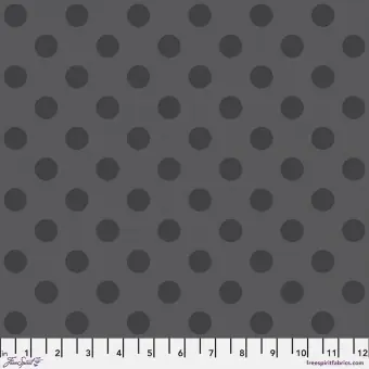 Markenware Carbon Poms Pünktchenstoff – Graywork True Colors Tula Pink Designerstoff – FreeSpirit Patchworkstoffe