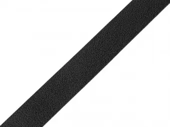 METERWARE! Schwarzes Taschengriffband aus Kunstleder, 25 mm Beliebt