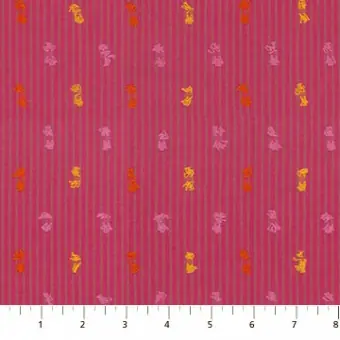 Channeling in Magenta – Anna Maria Garden Variety … Collective Designerstoffe – Patchworkstoff Meterware Top-Qualität