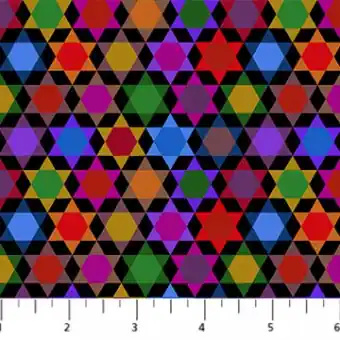 Finale Aktion On my Stars Mosaic – Anna Maria Piecework Lush Collective Designerstoffe – Patchworkstoff Meterware