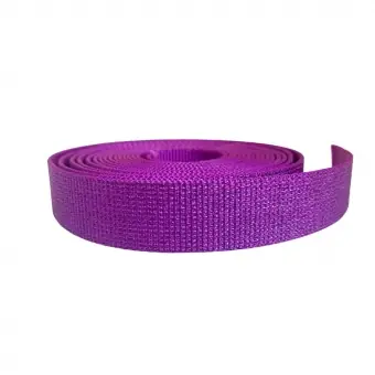 Billig Purple Glitter Webbing – Lila-Violettes, Glitzerndes Gurtband für Taschen & Accessoires – Sew Hungry Hippie – 3 yards / 2,8m
