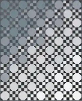 Preiswert MATERIALPACKUNG! Eclipse Quilt mit Anleitung – KONA Cottons Ariga Wilson Patchworkdecke Stoffpaket