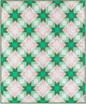 Premium MATERIALPACKUNG! Starburst Quilt mit Anleitung – KONA Cottons Patchworkdecke Stoffpaket – COTY 2026 Wander