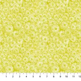Mums Golden Blumenstoff – Anna Maria Indelible Cheery Collective Designerstoffe – Patchworkstoff Meterware Begrenztes Angebot
