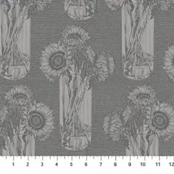 Neu Im Sortiment Sunflowers Flash Blumenstoff – Anna Maria Indelible Vintage Collective Designerstoffe – Patchworkstoff Meterware
