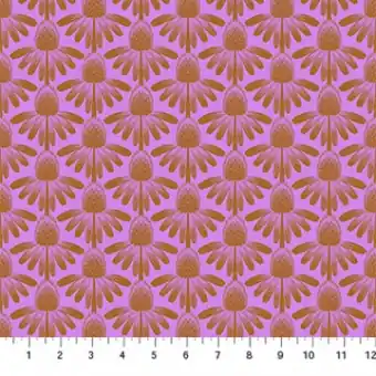 Coneflower Taffy Blumenstoff – Anna Maria Indelible Vintage Collective Designerstoffe – Patchworkstoff Meterware Schneller Versand