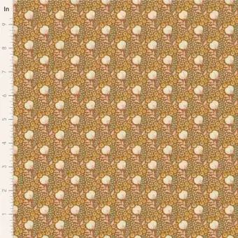 Ochre Cottonfield – Tildas Sanctuary Blümchenstoffe – Original skandinavischer Tildastoff Exklusiv