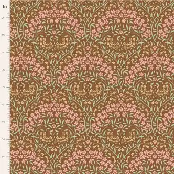 Caramel Larissa – Tildas Sanctuary Blümchenstoffe – Original skandinavischer Tildastoff Kostenloser Versand