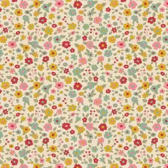 Evie Dove White – Tildas Creating Memories Blümchenstoffe – Original skandinavische Frühling Basicstoffe Sofort Bestellen