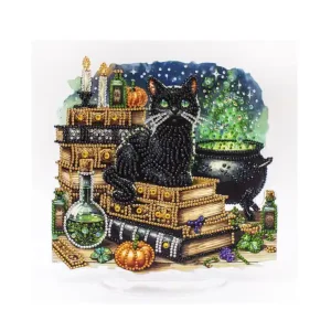 Diamond painting Begleiterin der Hexe Preisreduziert