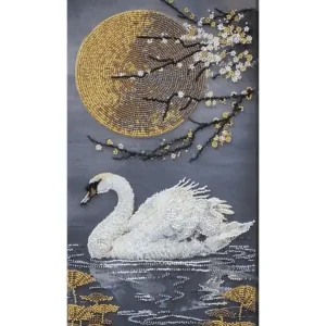 Exklusiv Perlenstickerei Die Blüte der Seele