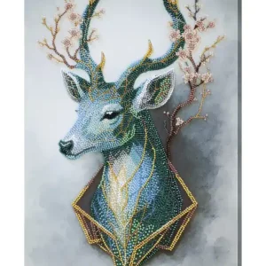 Perlenstickerei Ente im Wald Knallerangebot