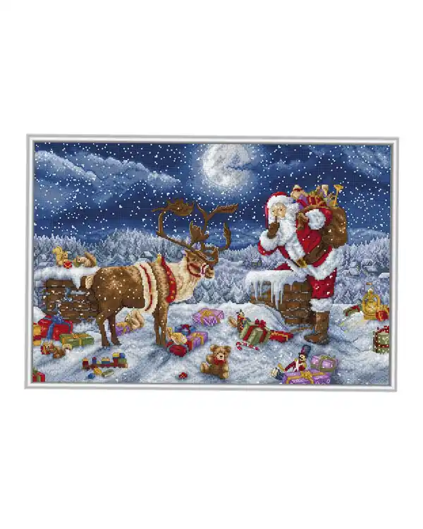 Stickpackung Bild Stille Nacht Geschenk Finale Aktion