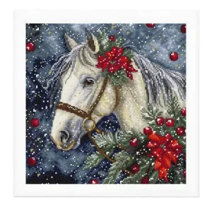 Meistverkauft Stickpackung Bild Winterpferd