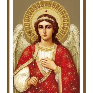 Perlenstickerei Schutzengel Hochwertig