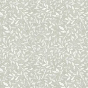 Weltweiter Versand Gardinenstoff als Meterware Little Leaf mit Blattmuster, 140 cm breit