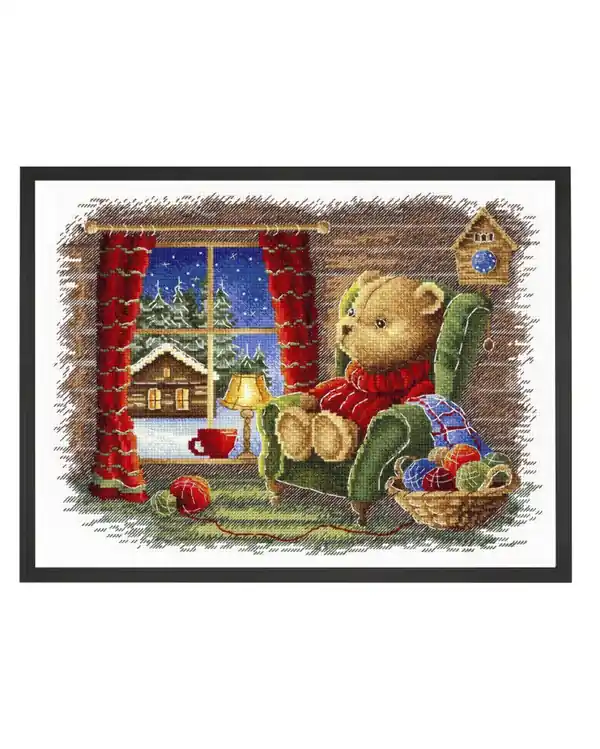 Stickpackung Bild Stiller Abend Kostenloser Versand