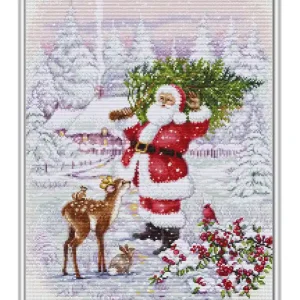 Direkt Vom Hersteller Stickpackung Bild Tomtes Weihnachtsbaum