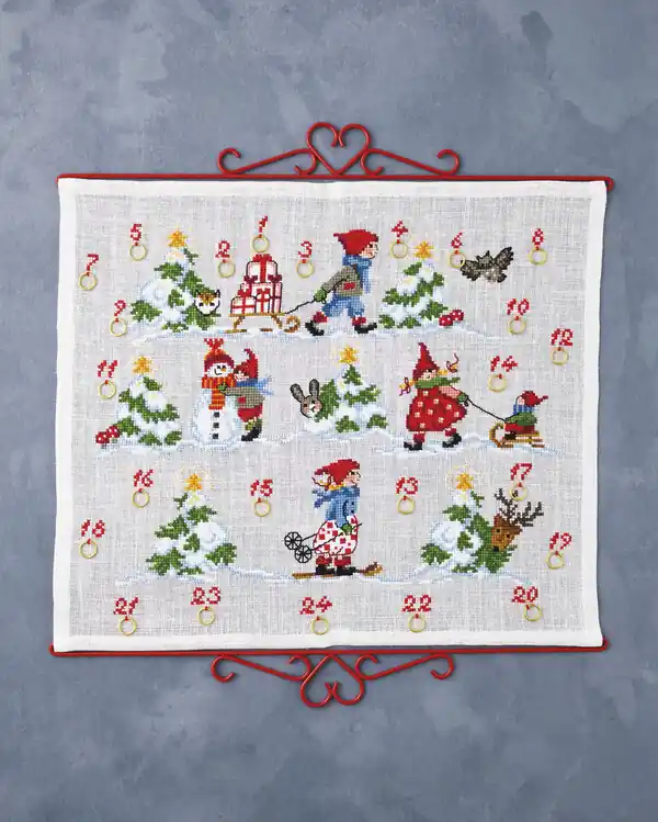 Bestpreis Stickpackung Kalender Wichtelkind