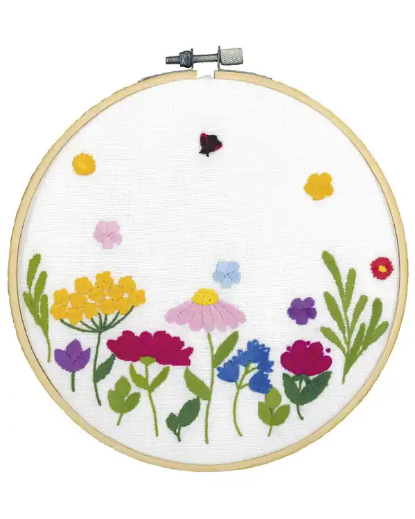 Stickpackung Bild Sommerblumen Preiswert