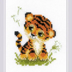 Neue Kollektion Stickpackung Bild Baby Tiger
