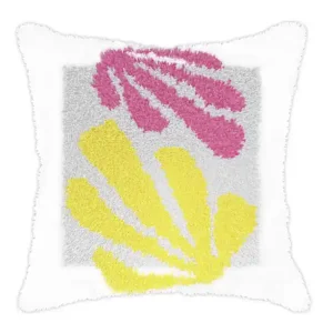 Stickpackung Knüpfkissen Blatt Sale