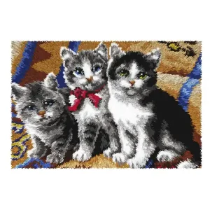 Highlight Knüpfmatte Katzen