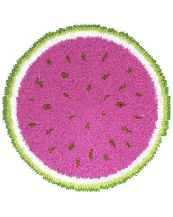 Knüpfmatte Wassermelone Abverkauf