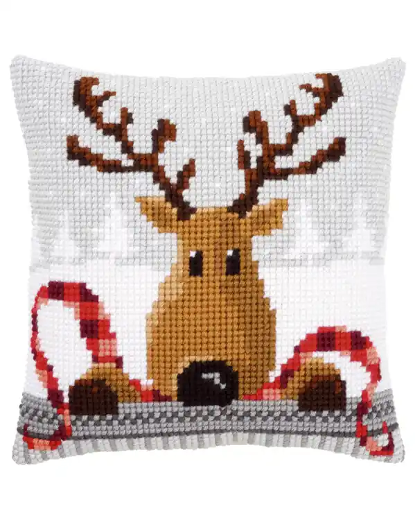 Stickpackung Kissen Rentier Sonderaktion