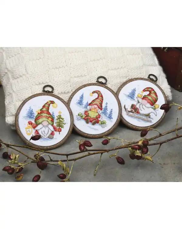 Rabatt Stickpackung Bild Wichtel 3-er Pack