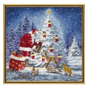 Letzte Chance Stickpackung Bild Weihnachtsmann