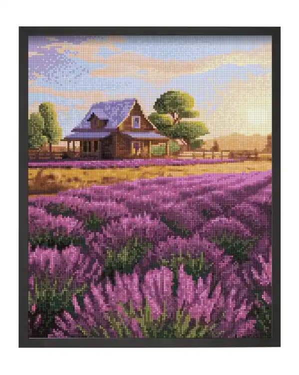 Top-Preis Diamond painting Lavendelfeld
