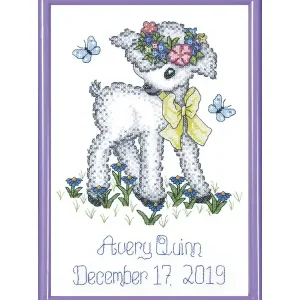 Schneller Versand Stickpackung Bild Lamm