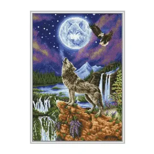 Diamond Dotz Mystischer Wolf Hochwertig