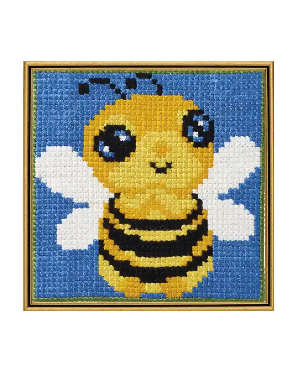 Stickpackung Stramin Bild Biene Günstig