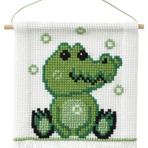 Finale Aktion Stickpackung Krokodil