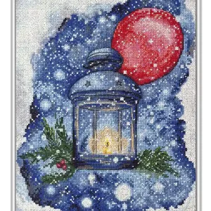 Jetzt Kaufen Stickpackung Bild Weihnachtslaterne