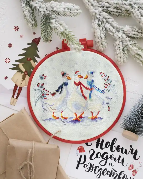 Stickpackung Bild Süße Gänse Saisonangebot