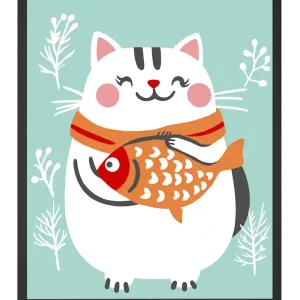 Billig Paint by numbers Weißer Katze