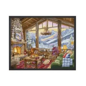 Stickpackung Bild Winterhütte Finale Aktion