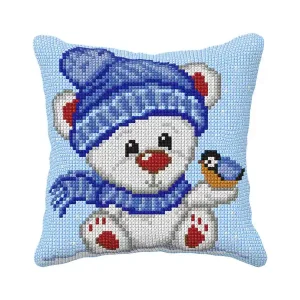 Online Kaufen Stickpackung Kissen Eisbär