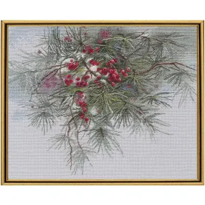 Im Trend Stickpackung Bild Winterzweig